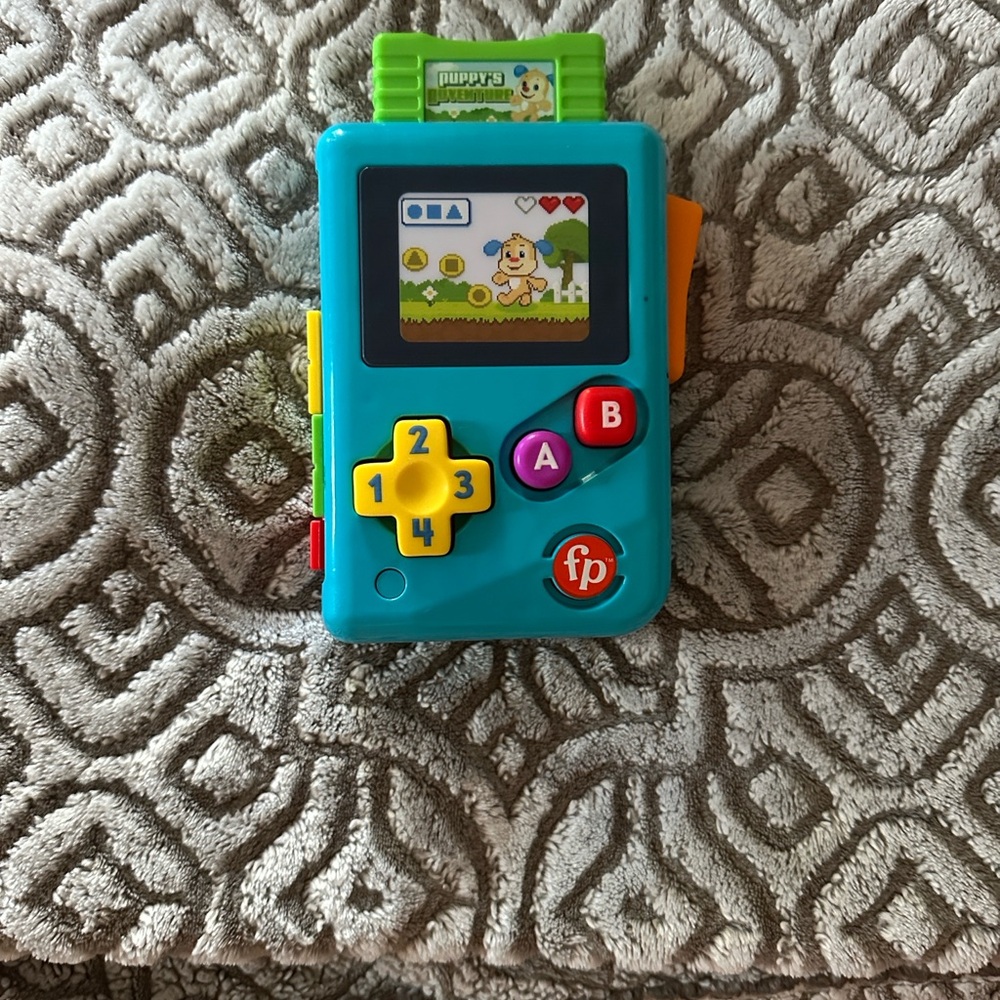 Fisher-Price Teal and Yellow Interactive Toy
